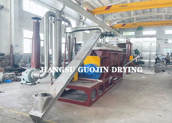 10 kW PLC/button control Continuous Hollow Paddle Dryer KJG-20