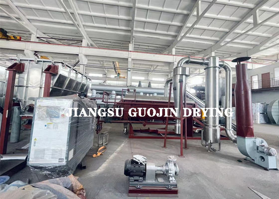 10 kW PLC/button control Continuous Hollow Paddle Dryer KJG-20