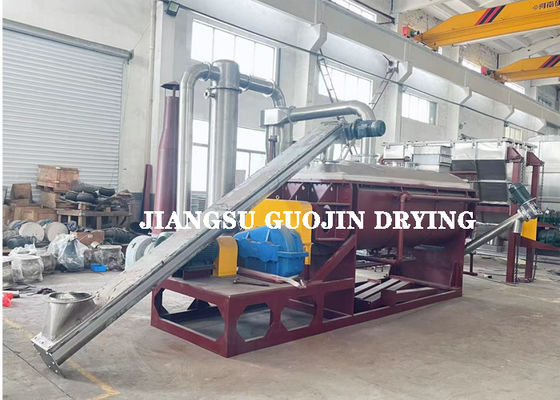 KJG-20 PLC/button control Continuous Hollow Paddle Dryer 10 Min Tempo di asciugatura