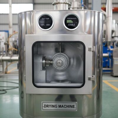 Temperatura di ingresso da 140 a 350 Macchina essiccatrice con azionamento meccanico Testa di spruzzatura centrifuga che offre stabilità e prestazioni