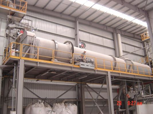 macchina rotatoria dell'essiccatore dell'aria calda della polvere di metallo 5000kg