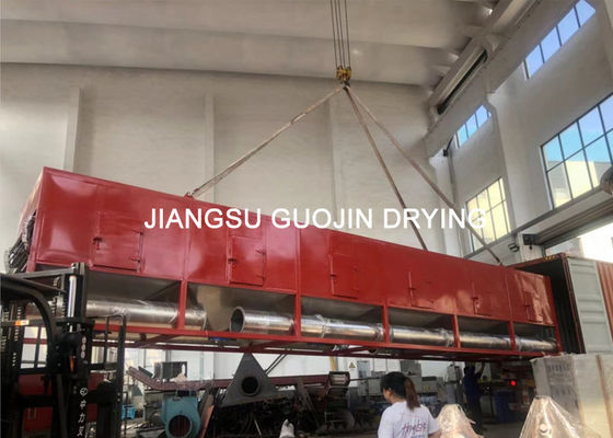 Trasportatore Mesh Belt Dryer del singolo passaggio 1.6x12M Shipped nel Pakistan