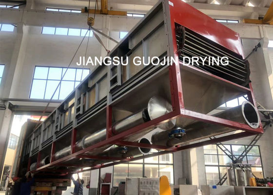 1.6x12Meter trasportatore a un solo strato Mesh Belt Dryer For Dyestuff/pigmento