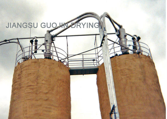 Sistema di movimentazione del materiale pneumatico verticale 20m3/H per malto d'orzo