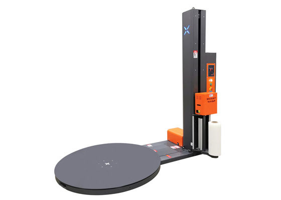 Macchina avvolgitrice tagliata manuale di allungamento del pallet del film con il touch screen dello SpA