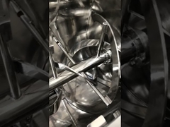 Miscelatore orizzontale a nastro per polveri in acciaio inox con riscaldamento elettrico, 4KW