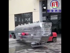 Apparecchiatura di essiccazione a letto fluido vibrante continuo per alimenti 1.2x9M