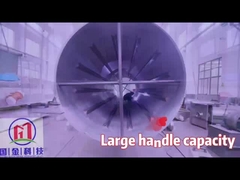 Disegno meccanico asciugatrice rotativa a frammenti di legno 3 t/h